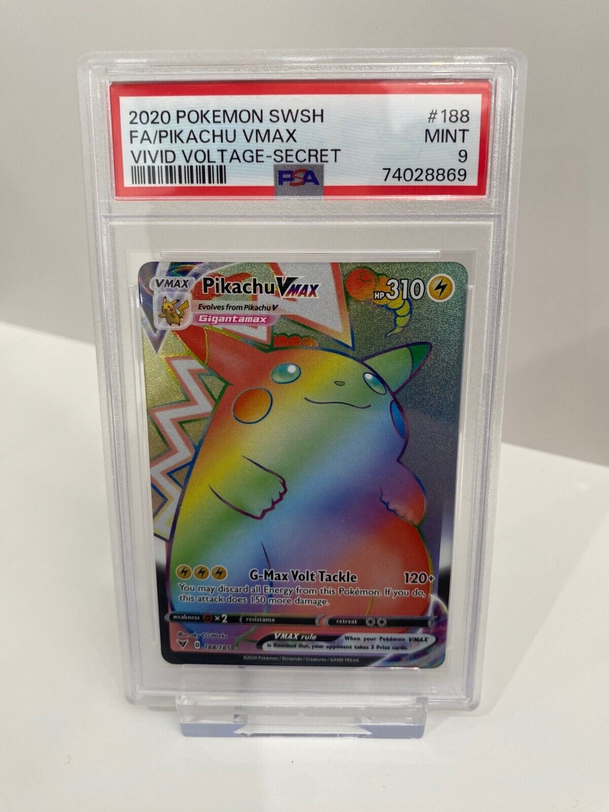 Pokemon PSA MINT 9 shops Pikachu Secret Rare