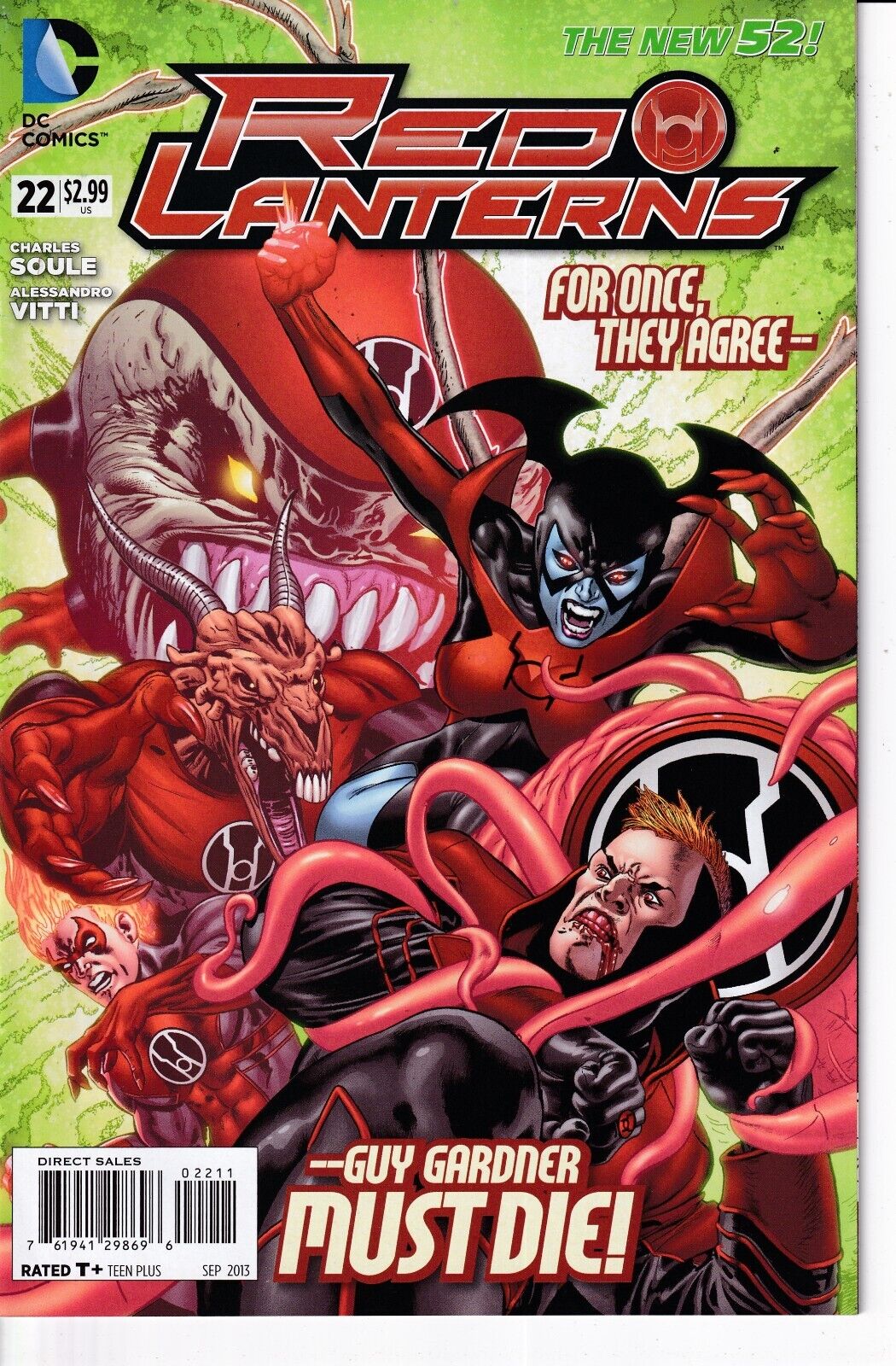 RED LANTERNS #22 DC COMICS