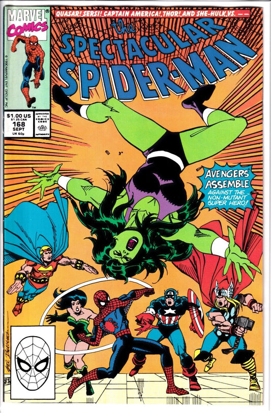 The Spectacular Spider-Man #168 Marvel Comics