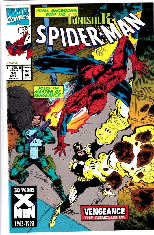 Spider-Man #34 Featuring Punisher Marvel Comics