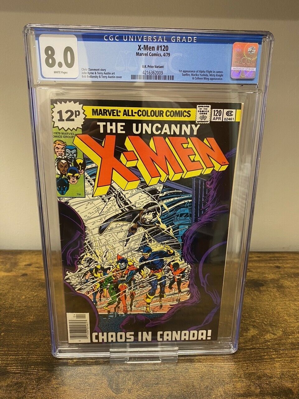 X-MEN #120 1979 CGC 8.0 MARVEL