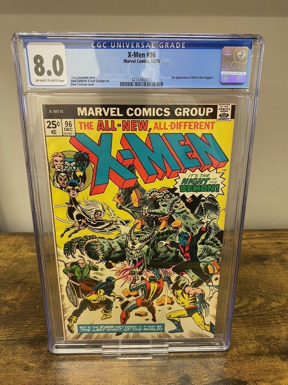 X-MEN #96 1975 CGC 8.0 MARVEL