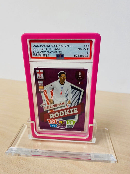 PINK SILICONE GRADED CARD PROTECTOR SLAB BUMPER CASE PSA CGC