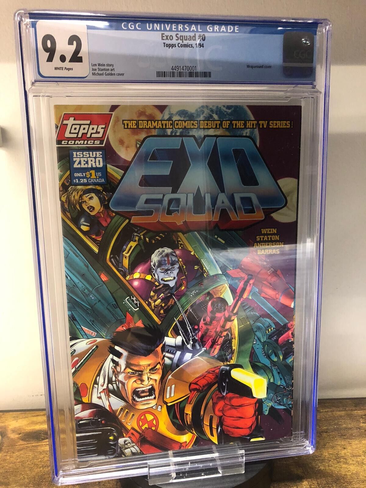 EXO SQUAD #0 CGC 9.2 TOPPS COMICS