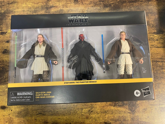 STAR WARS 6" BLACK SERIES EXCLUSIVE - THE PHANTOM MENACE 3-PACK MARVEL