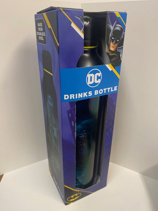 BATMAN 700ML STEEL WATER BOTTLE OFFICIAL DC MERCHANDISE CHRISTMAS GIFT