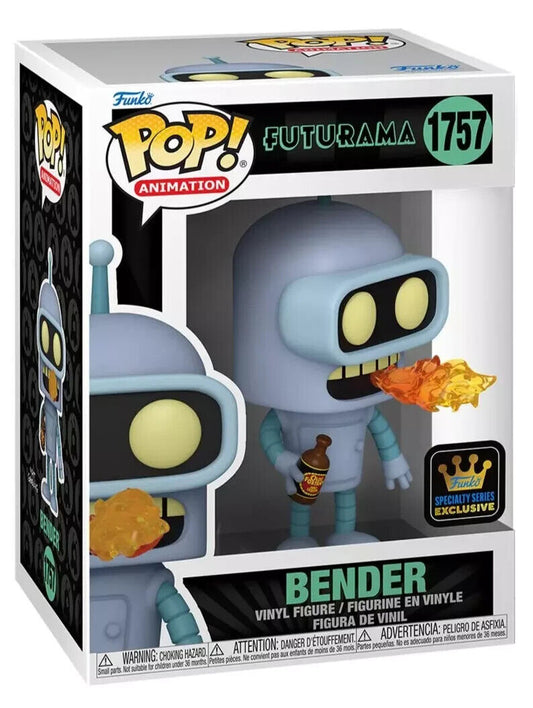 FUNKO POP  SPECIALTY SERIES TV FUTURAMA BENDER 1757