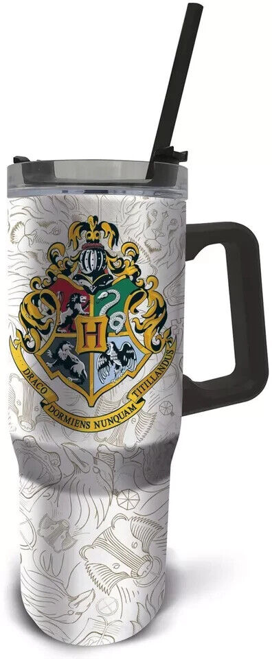 HARRY POTTER STAINLESS STEEL INSULATED XXL RAMBLER MUG OFFICIAL 1165ML