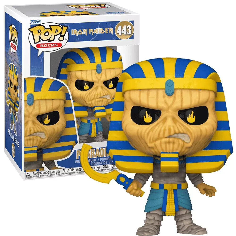 FUNKO POP ROCKS IRON MAIDEN PHAROAH EDDIE FIG 443