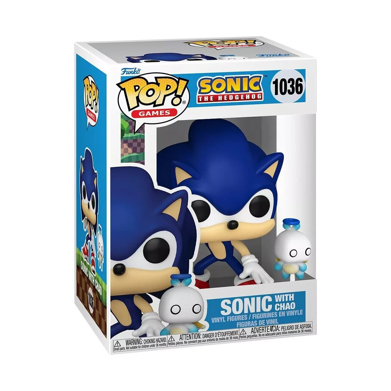 FUNKO POP & BUDDY SONIC WITH HERO CHAO VINYL FIGURE #1036